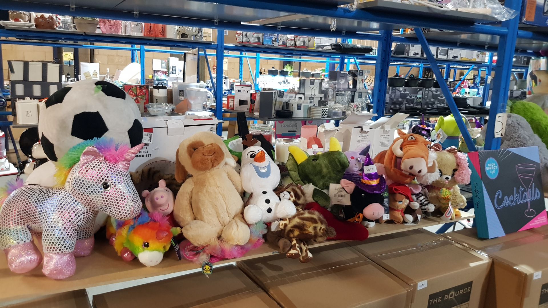 A Quantity Of Mixed Soft Toys To Include Frozen, Disney & Pokemon