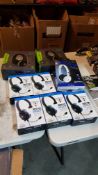 9 Items Ð 5 X Turtle Beach Ear Force Recon Chat Wired Chat Communicator, 2 X Stealth SX-01 Stereo G