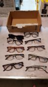 10 Items Ð 8 X Mixed Rochas Spectacle Frames (RRP £110 each), 1 X Jai Kudd Spectacle Frame (RRP £80