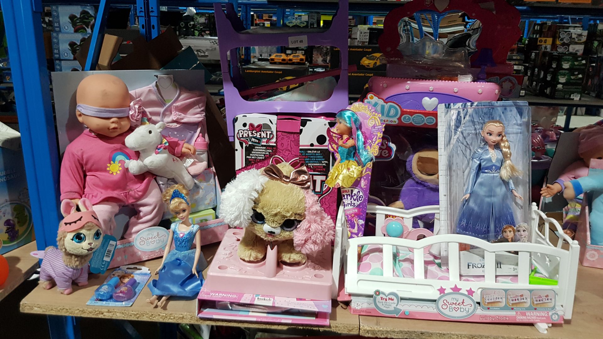 To Include My Sweet Baby Doll / Crib, Present Pets, Kid Connection My First Vanity Set & Frozen...