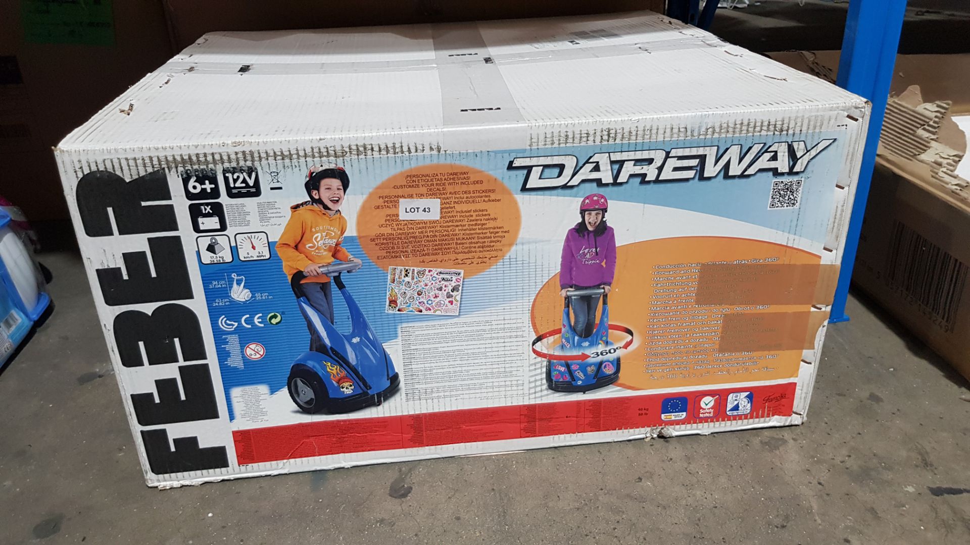 1 X Feber 12V Dareway RRP £250 (Sealed - New)