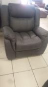 Brand new boxed langdale black leather electric reclining arm chair