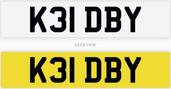 K31 DBY number plate / car registration
