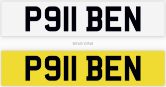 P911 BEN number plate / car registration