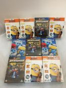 10 x Assorted Movie Sets to include: Minions 3 movie collection, Justice League, Smurfs 1& 2,