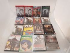 16 x Assorted DVDs to include Despicable Me, Cleanskin, Robert, Captive, Copout, Ferngurry, Dea...