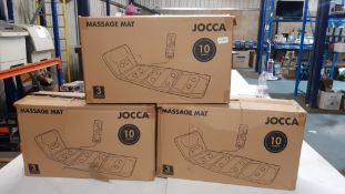 3 x JOCCA remote controlled massage mats