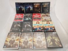 16 x Assorted DVDs to include D Day Survivor, Fifty Shades of Grey, Kids in Love, The Hateful E...