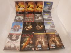 16 x Assorted DVDs to include Anna, Black Sails, Gangster Land, Peters Dragon, Cool Runnings, T...