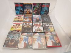 16 x Assorted DVDs to include A Miracle on 54th Street, Overdrive, Suicide Squad, Cage Dive, Es...