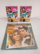 2 x Grease DVD collection boxset and Grease 12" vinyl record