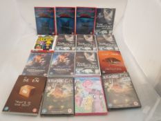 16 x Assorted DVDs to include Se7en, Jurassic City, Little Pony, Gone with the Wind, Deepwater ...
