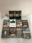 10 x Assorted Movie Sets to include: Walking Dead, Worlds End, Scream, Pirates, Bourne, Horn Blowe..