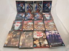 16 x Assorted DVDs to include Claws, Selfless, Xmen, Jupiter Ascending, Escape the Warsaw, Alle...