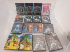 16 x Assorted DVDs to include Hybrid, Bridesmaids, Black Panther, American Bigfoot, High Power,...