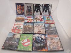 16 x Assorted DVDs to include Outcast, Ghostbusters, 13 Hours, Vacation, Ninja Turtles, Bad Nei...