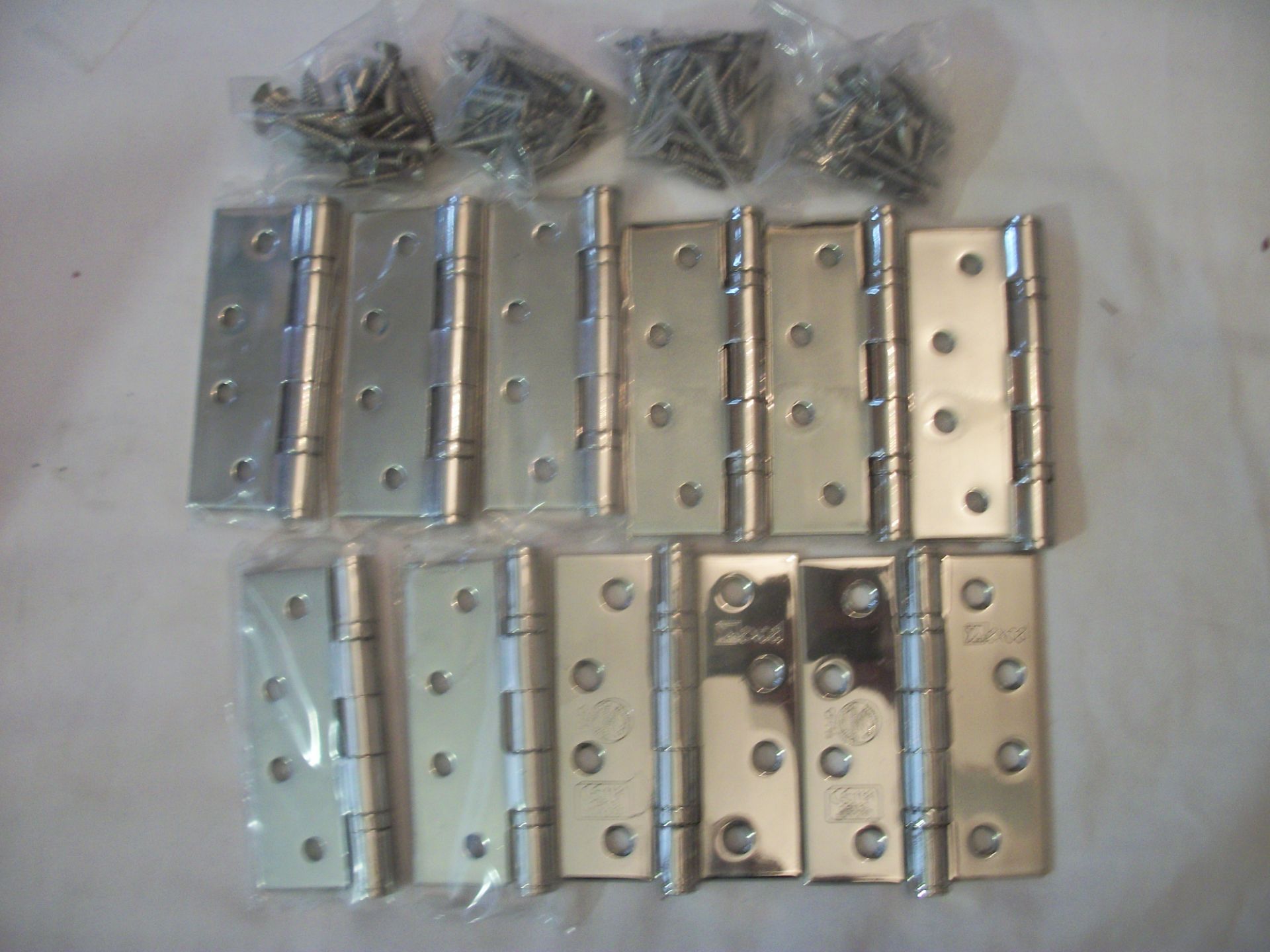 10 x 4" Ball Bearing Hinges with Screws