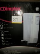 Dimplex 2kw Oil Filled Column Radiator