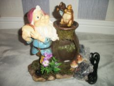 Electric Water Feature Gnome