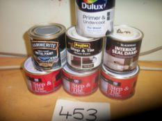 7 x 180ml & 250ml Various Paint