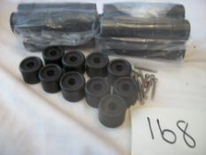 50 x Black Door Stops