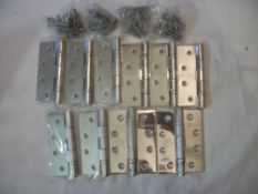 10 x 4" Ball Bearing Hinges with Screws
