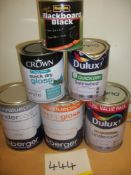 6 x 1.25ltr & 750ml Various Paint