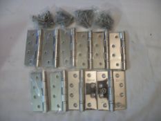 10 x 4" Ball Bearing Hinges with Screws