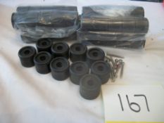 50 x Black Door Stops