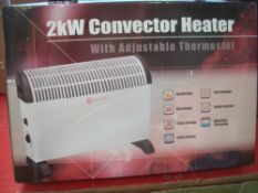 2kw Convector Heater with Adjustable Thermostat
