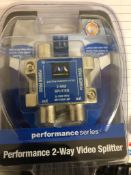 4X Masterplug 2 Way Video Splitters