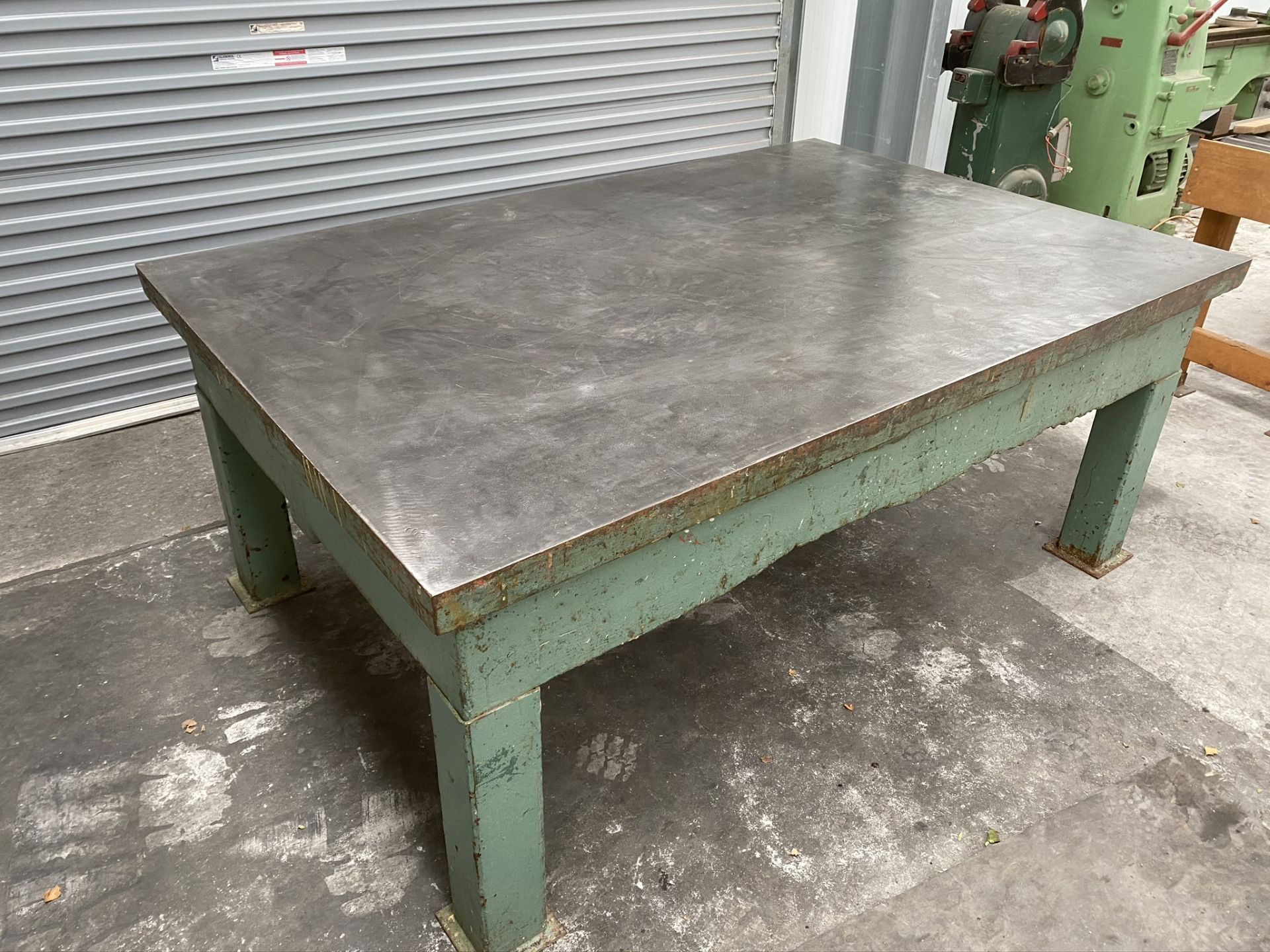 6FT X 4FT Cast iron surface table - Image 4 of 7