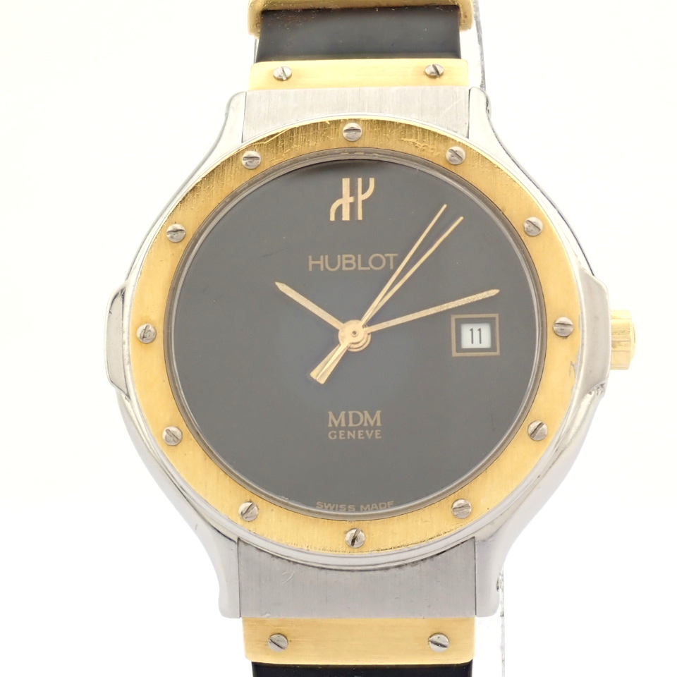 Hublot / MDM Diamond 18K Gold & Steel - Lady's Gold/Steel Wrist Watch - Image 10 of 17