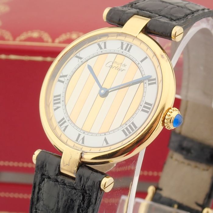 Cartier / Must De - Lady's Gold-plated Wrist Watch - Image 8 of 10