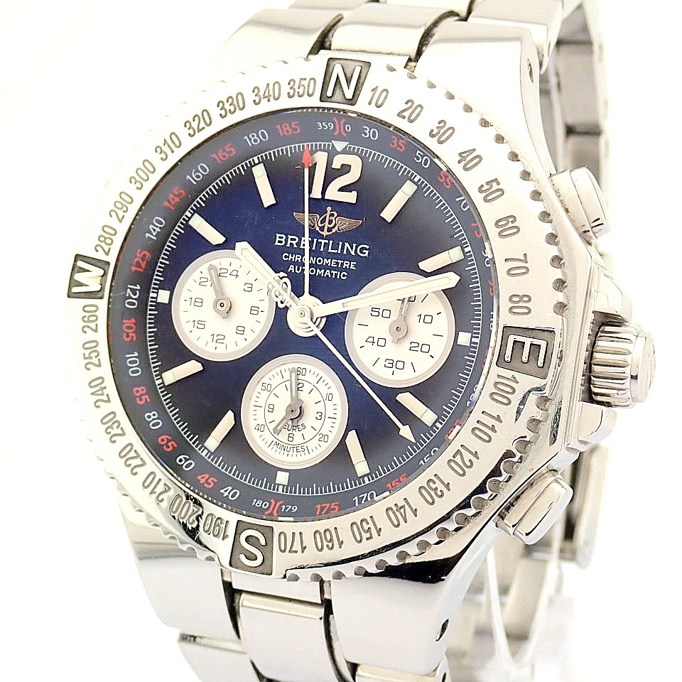 Breitling / A39363 - Gentlemen's Steel Wrist Watch - Image 4 of 11