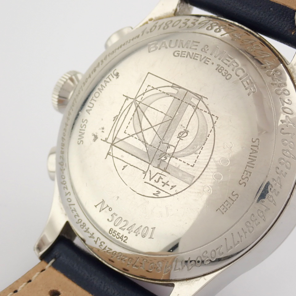 Baume & Mercier / 65542 - Gentlemen's Steel Wrist Watch - Image 6 of 10