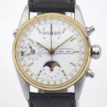 Eberhard & Co. / 32012/A - Gentlemen's Steel Wrist Watch