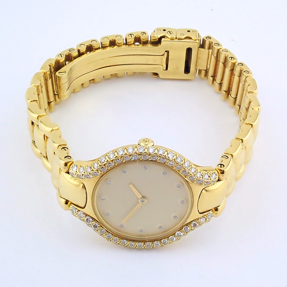 Ebel / Beluga Diamond - 18K Solid Gold - Lady's Yellow gold Wrist Watch - Image 12 of 16