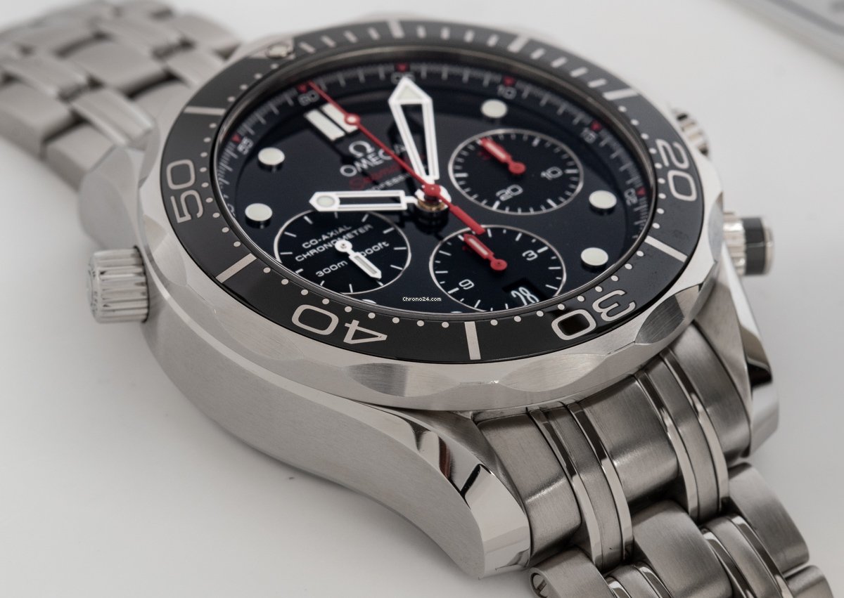 Omega / Seamaster Professional Diver 300M Co-Axial Chronograph 212.30 - Gentlemen's Steel Wrist ... - Image 2 of 9