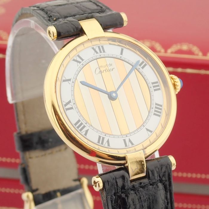 Cartier / Must De - Lady's Gold-plated Wrist Watch - Image 9 of 10