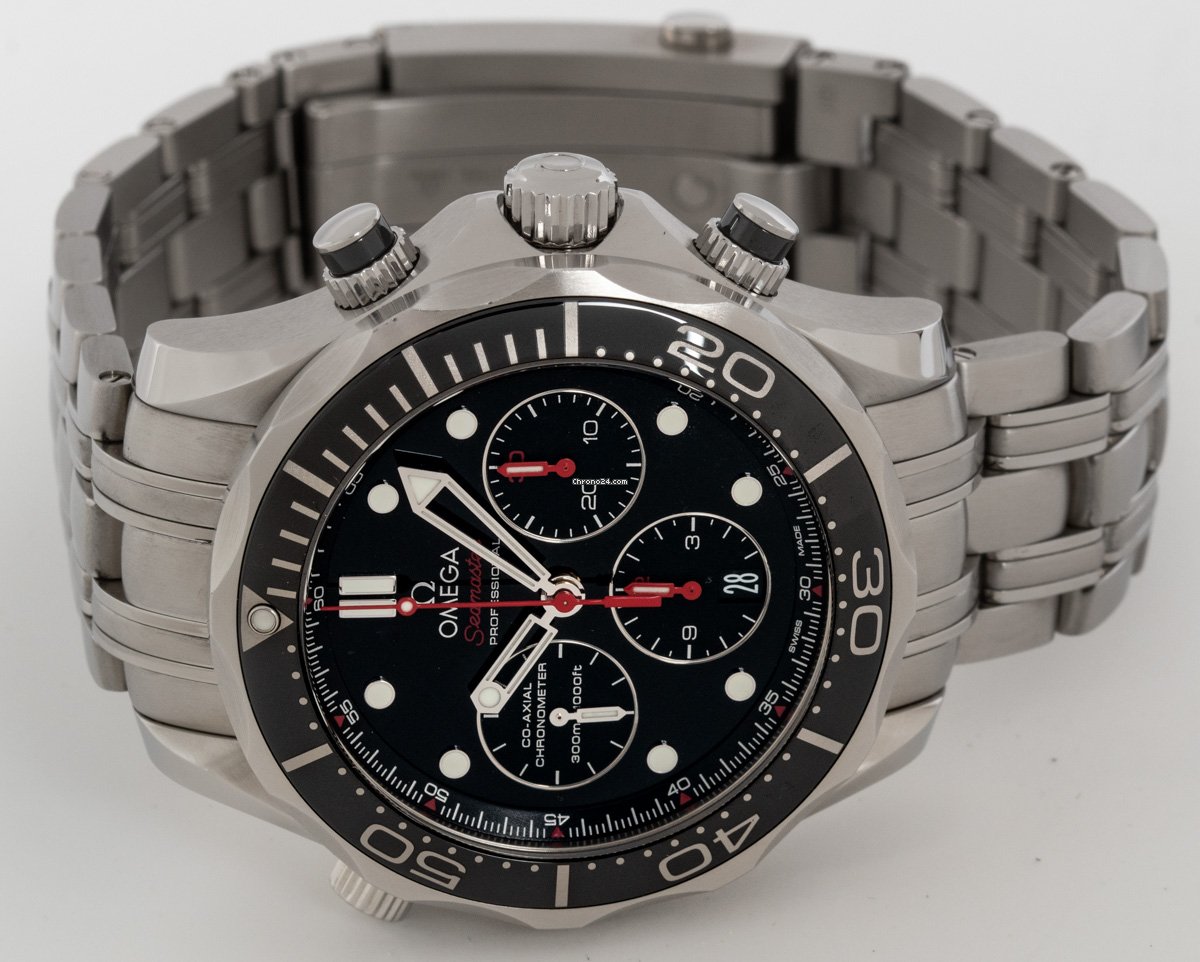 Omega / Seamaster Professional Diver 300M Co-Axial Chronograph 212.30 - Gentlemen's Steel Wrist ... - Image 3 of 9