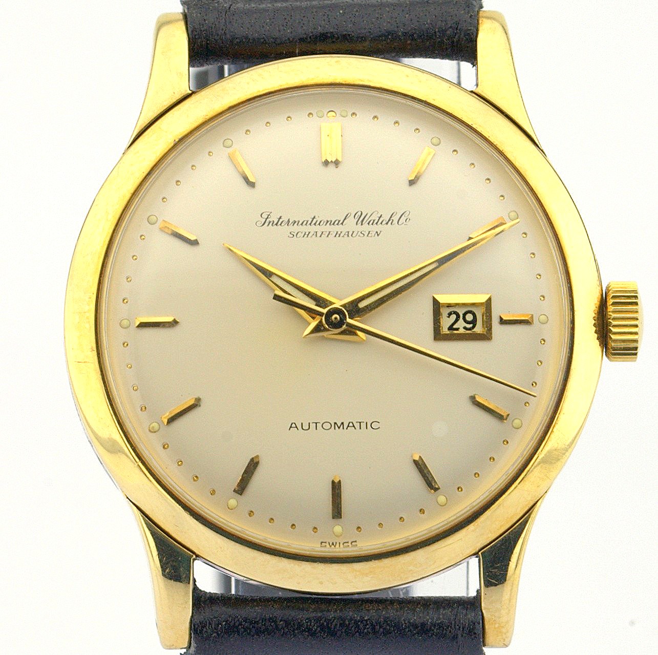 IWC / CALIBER C 8531 - Gentlemen's Yellow gold Wrist Watch