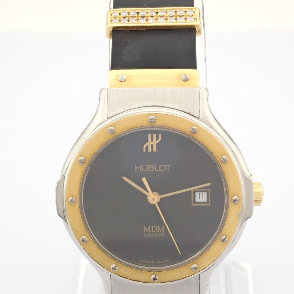 Hublot / MDM Diamond 18K Gold & Steel - Lady's Gold/Steel Wrist Watch - Image 11 of 17