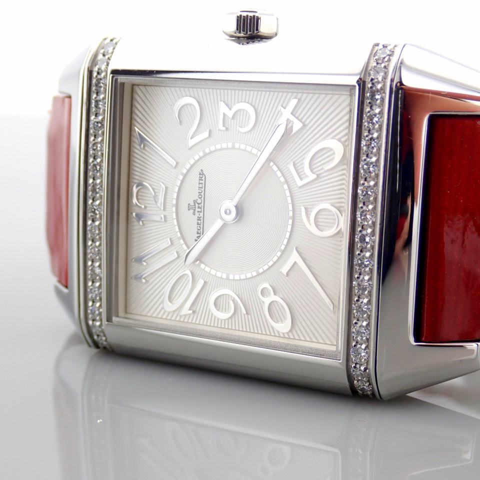 Jaeger-LeCoultre / Reverso Diamond - Unisex Steel Wrist Watch - Image 6 of 11