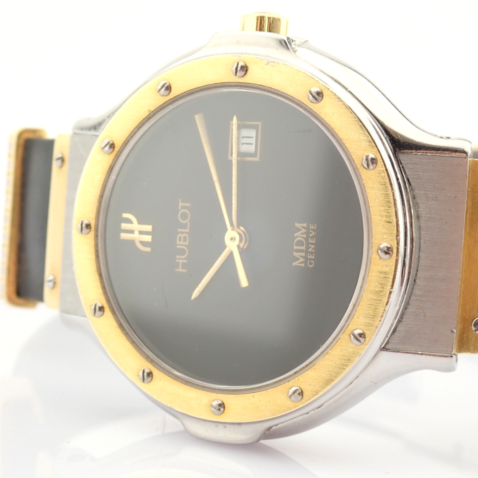 Hublot / MDM Diamond 18K Gold & Steel - Lady's Gold/Steel Wrist Watch - Image 8 of 17