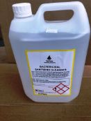 8 X 5 L Bactericidal Sanitiser Cleaner Concentrate No Vat On Lots