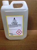 4X 5L Bottles Of Industrial Strength Carpet Extraction Liquid