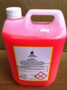 12 X 5L Bottles Of Industrial Strength Floral Disinfectant