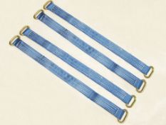 100 x 12" blue wheel strap with oval links (rlwheel)