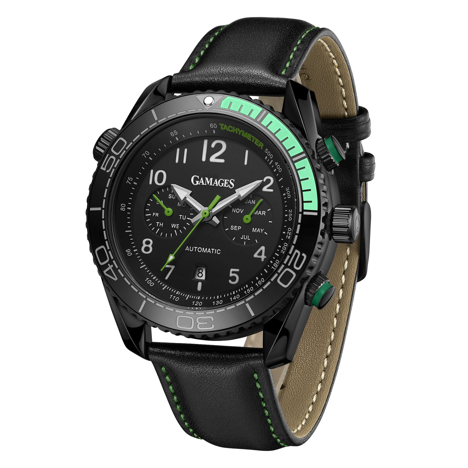 Limited Edition Hand Assembled GAMAGES Supreme Automatic Green – 5 Year Warranty & Free Delivery - Image 5 of 7